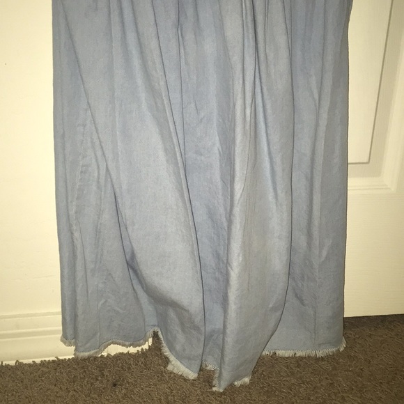 Blue Ruffle Dress - Picture 2 of 2